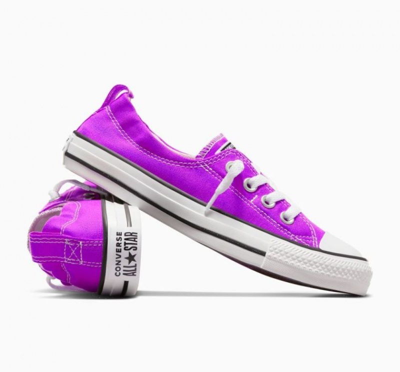 Purple Converse Chuck Taylor All Star Shoreline Slip Women's Low Tops | NZ EKTLW5149