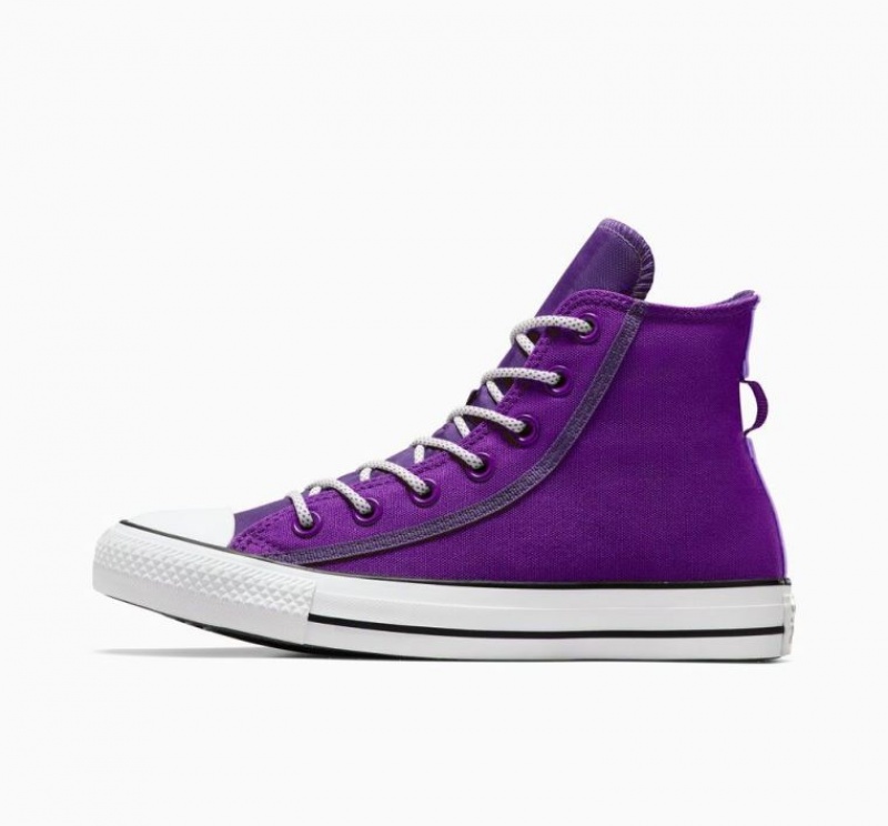 Purple Converse Chuck Taylor All Star Utility Twist Women's High Tops | NZ ULGDK9650