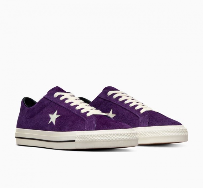 Purple Converse Cons One Star Pro Women's Skate Shoes | NZ ZCAIL4305