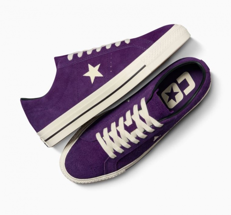 Purple Converse Cons One Star Pro Women's Skate Shoes | NZ ZCAIL4305