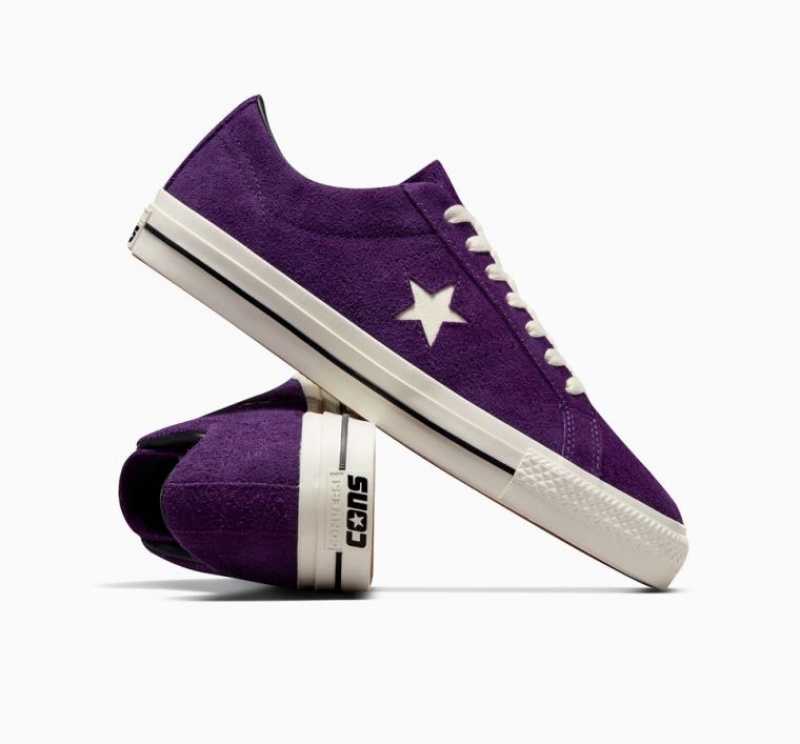 Purple Converse Cons One Star Pro Women's Skate Shoes | NZ ZCAIL4305