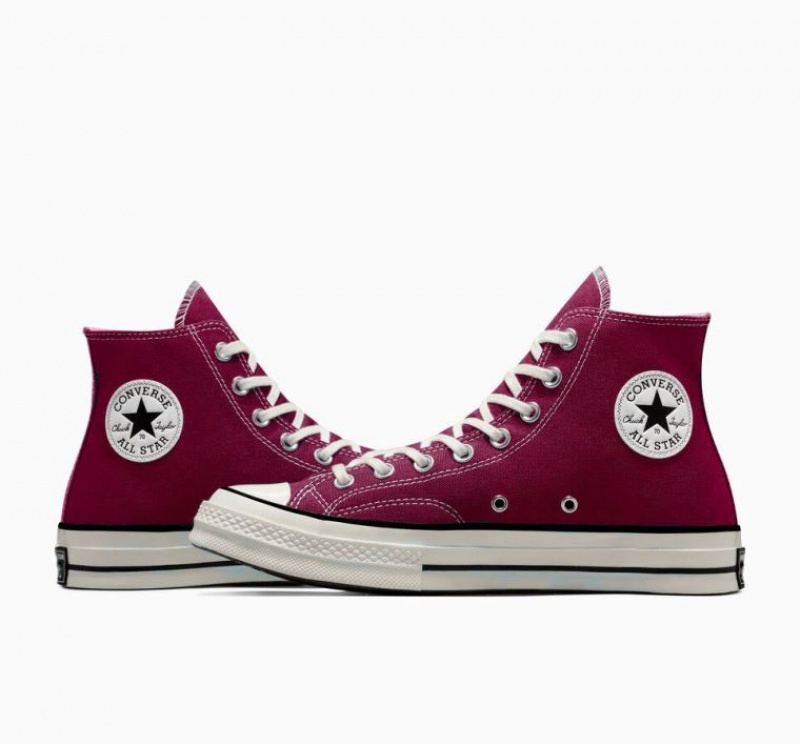 Red Converse Chuck 70 Canvas Men's High Tops | NZ LHJMV4938