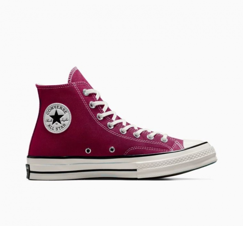 Red Converse Chuck 70 Canvas Men\'s High Tops | NZ LHJMV4938