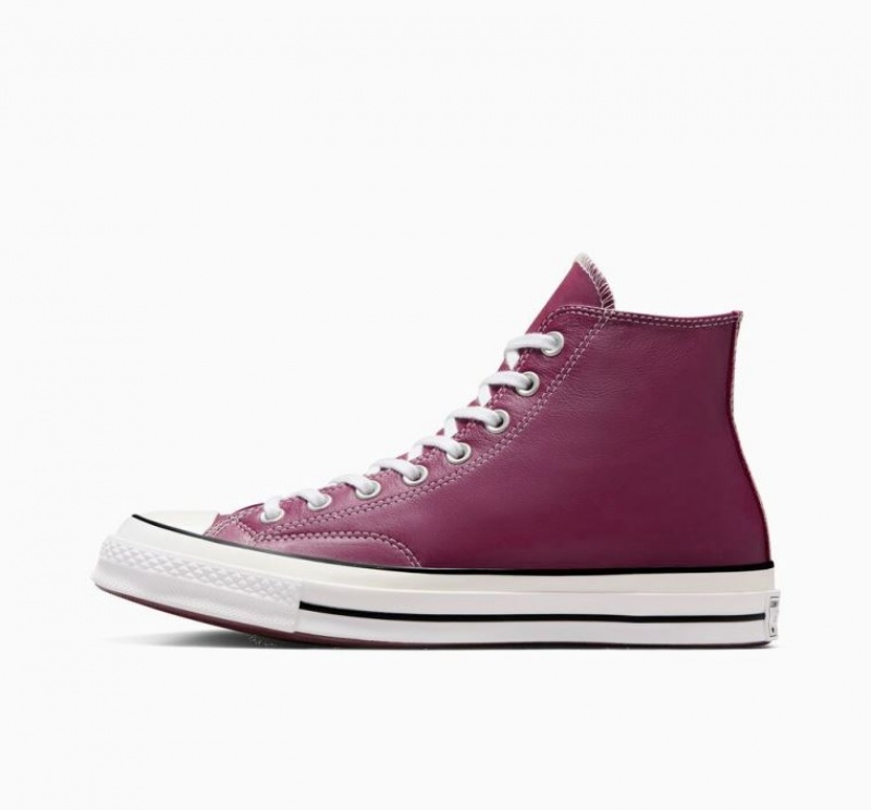 Red Converse Chuck 70 Surplus Leather Men's High Tops | NZ OCYPR0453