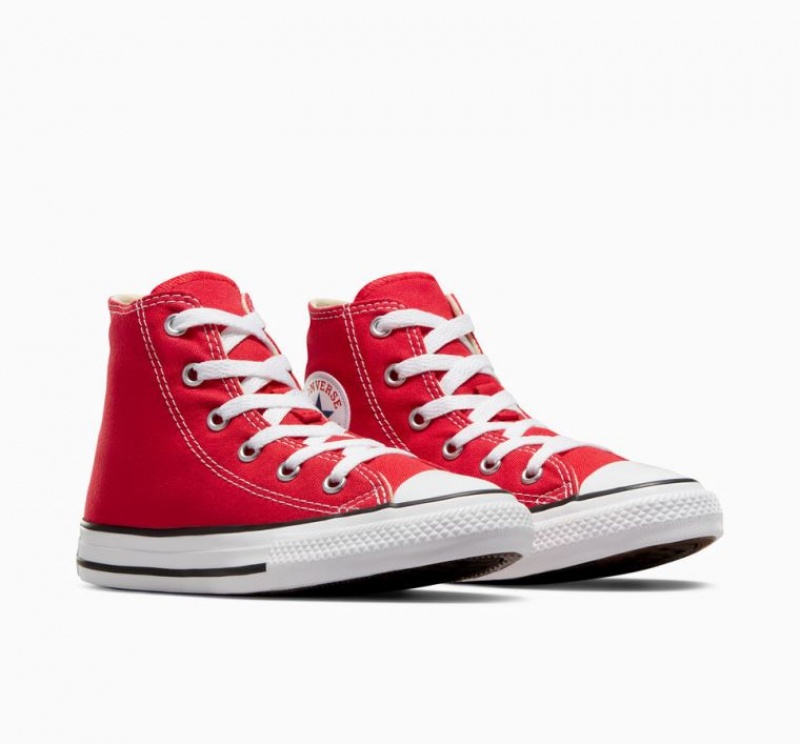 Red Converse Chuck Taylor All Star Kids' High Tops | NZ YADSM2714