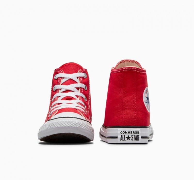 Red Converse Chuck Taylor All Star Kids' High Tops | NZ YADSM2714