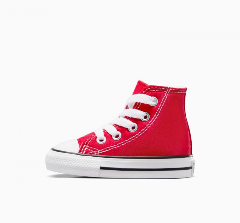 Red Converse Chuck Taylor All Star Kids' High Tops | NZ QWDCJ9437