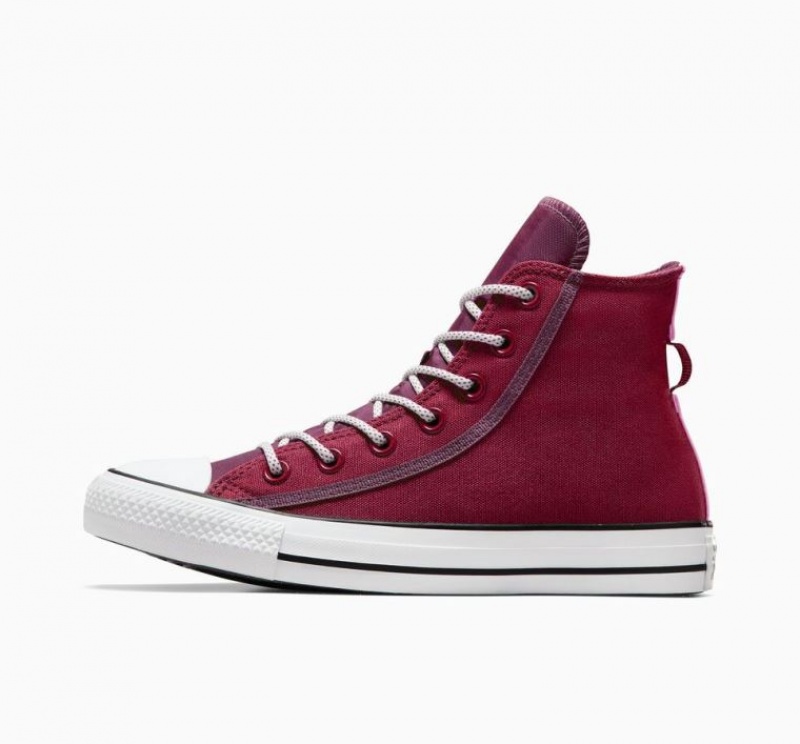 Red Converse Chuck Taylor All Star Utility Twist Women's High Tops | NZ JQGVL5617