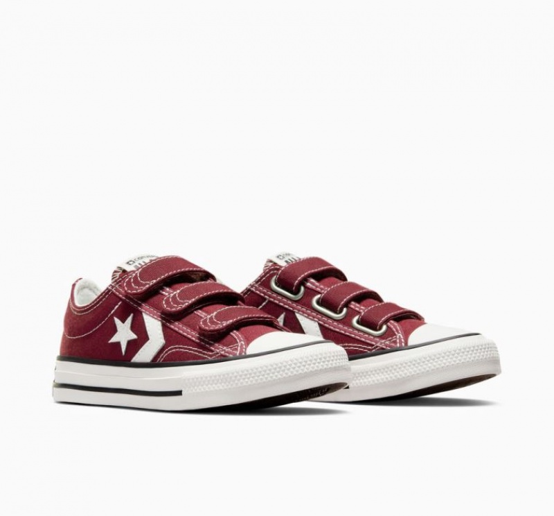 Red Converse Star Player 76 Easy-on Kids' Low Tops | NZ CYWES1478