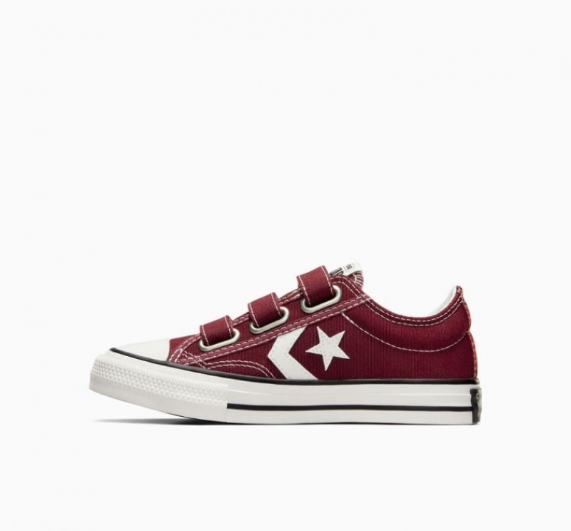 Red Converse Star Player 76 Easy-on Kids' Low Tops | NZ CYWES1478