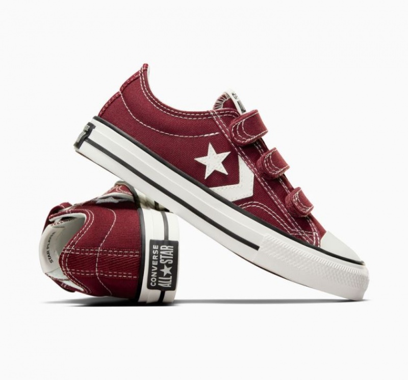 Red Converse Star Player 76 Easy-on Kids' Low Tops | NZ CYWES1478