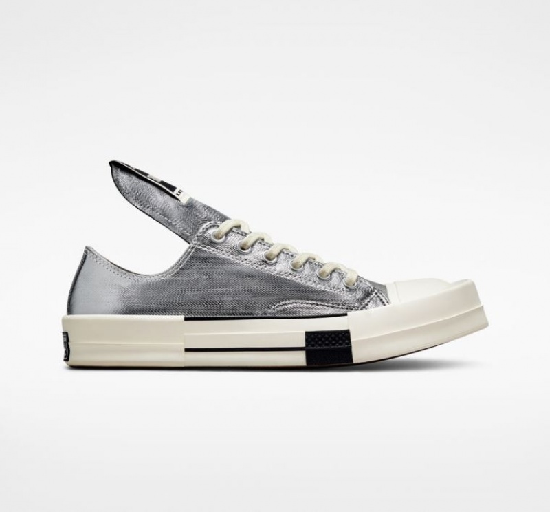 Silver Converse Turbodrk Chuck 70 Men\'s Low Tops | NZ VHNDX0345