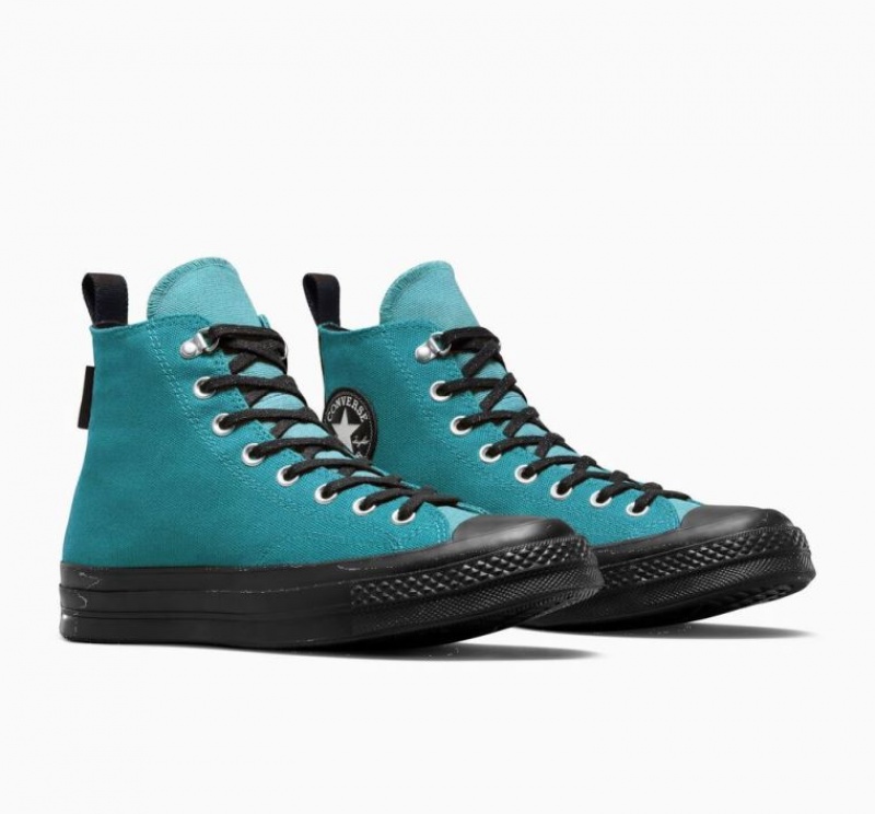 Turquoise Converse Chuck 70 Gore-tex Men's High Tops | NZ WMDRV0942