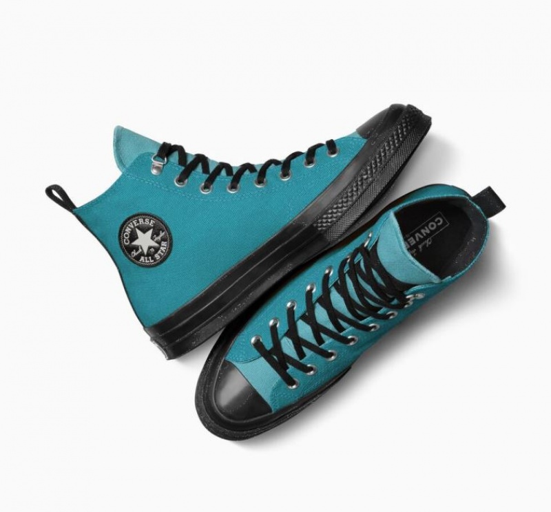 Turquoise Converse Chuck 70 Gore-tex Men's High Tops | NZ WMDRV0942