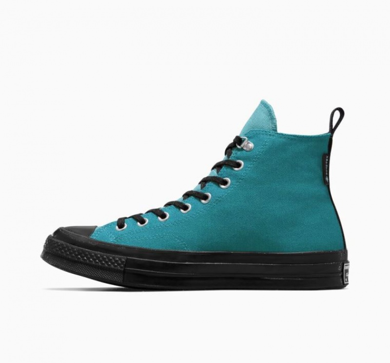 Turquoise Converse Chuck 70 Gore-tex Men's High Tops | NZ WMDRV0942