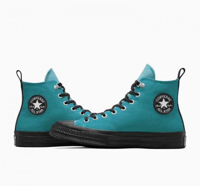 Turquoise Converse Chuck 70 Gore-tex Men's High Tops | NZ WMDRV0942