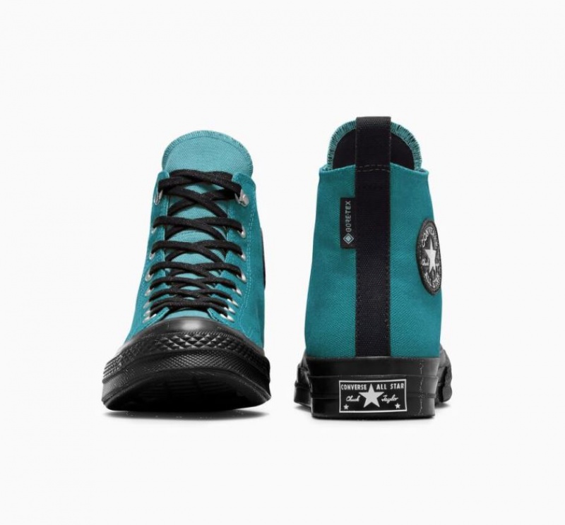 Turquoise Converse Chuck 70 Gore-tex Women's High Tops | NZ HUDYF0492