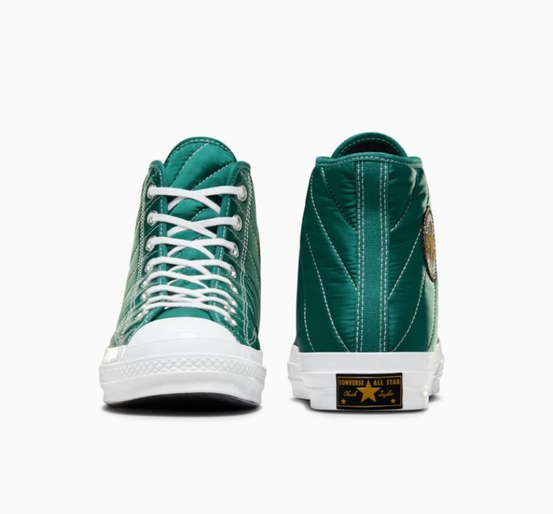 Turquoise Converse Chuck 70 Quilted Women's High Tops | NZ ZUEIO2091