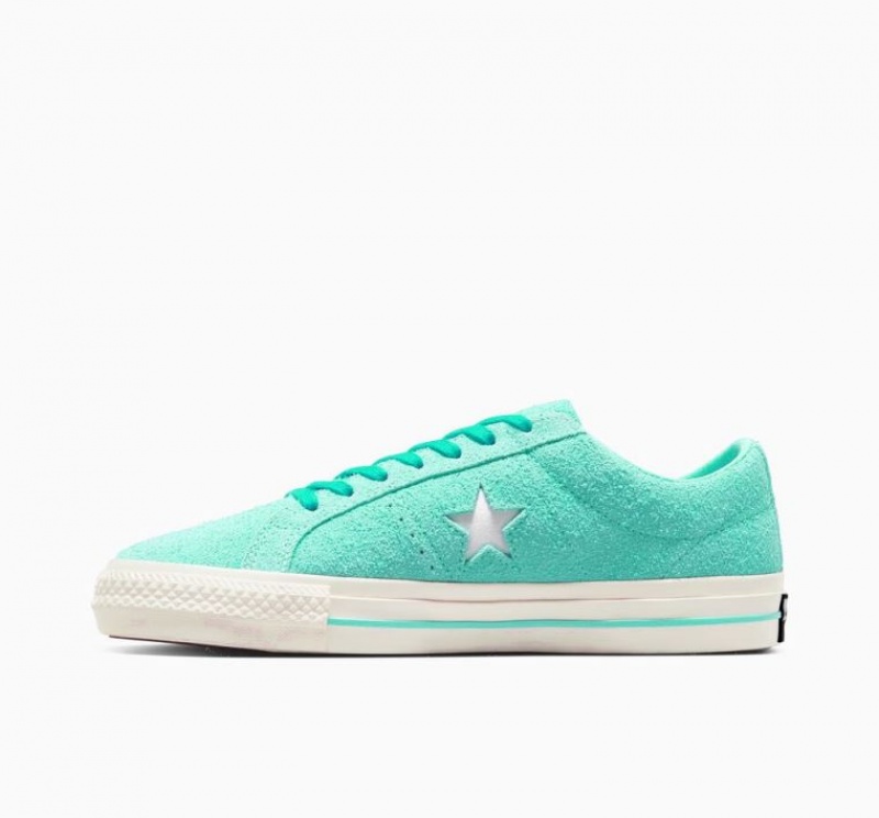 Turquoise Converse X Awake NY One Star Pro Men's Low Tops | NZ AHXLO0128