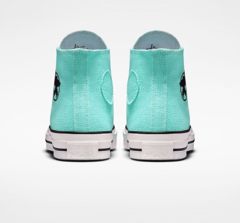 Turquoise Converse X Stüssy Surfman Chuck 70 Men's High Tops | NZ YUGLP9254