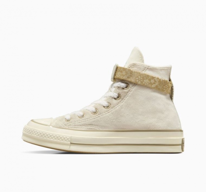 White Converse Chuck 70 Cat Inspired Women's High Tops | NZ MJTAG0751