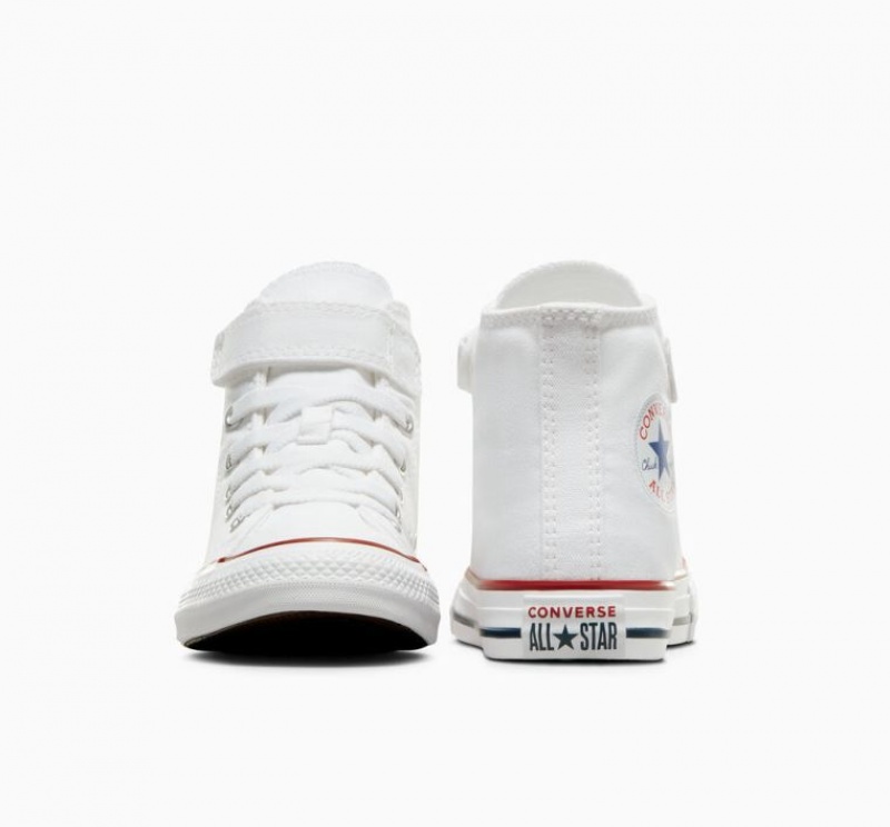 White Converse Chuck Taylor All Star Easy-on Kids' High Tops | NZ SRVHJ7903