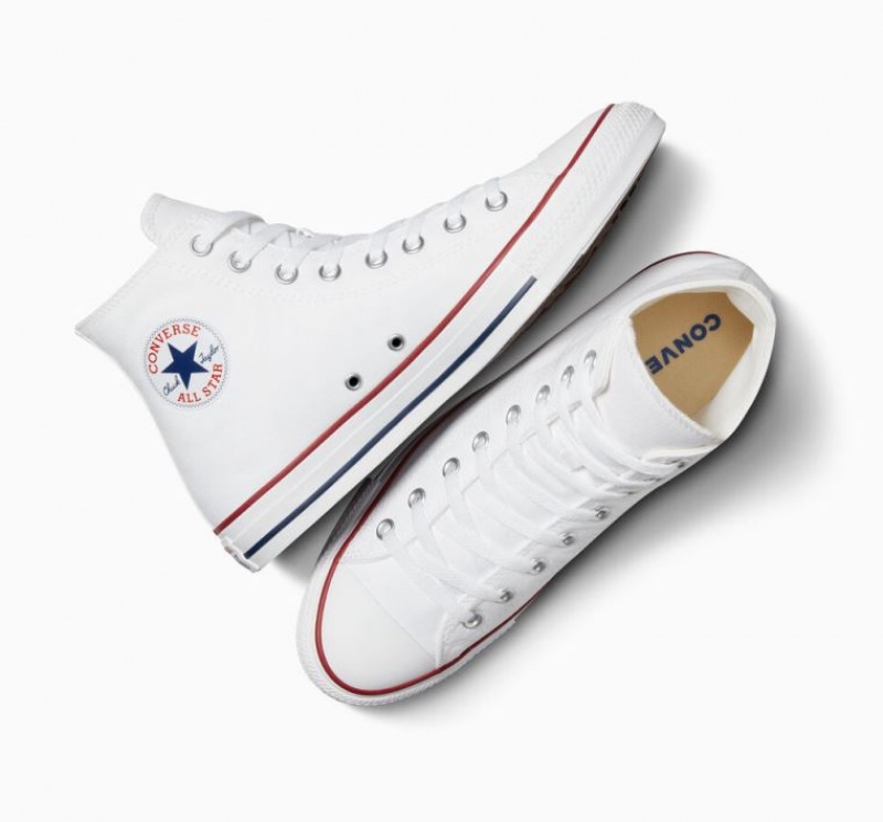 White Converse Chuck Taylor All Star Kids' High Tops | NZ NVJIK1953