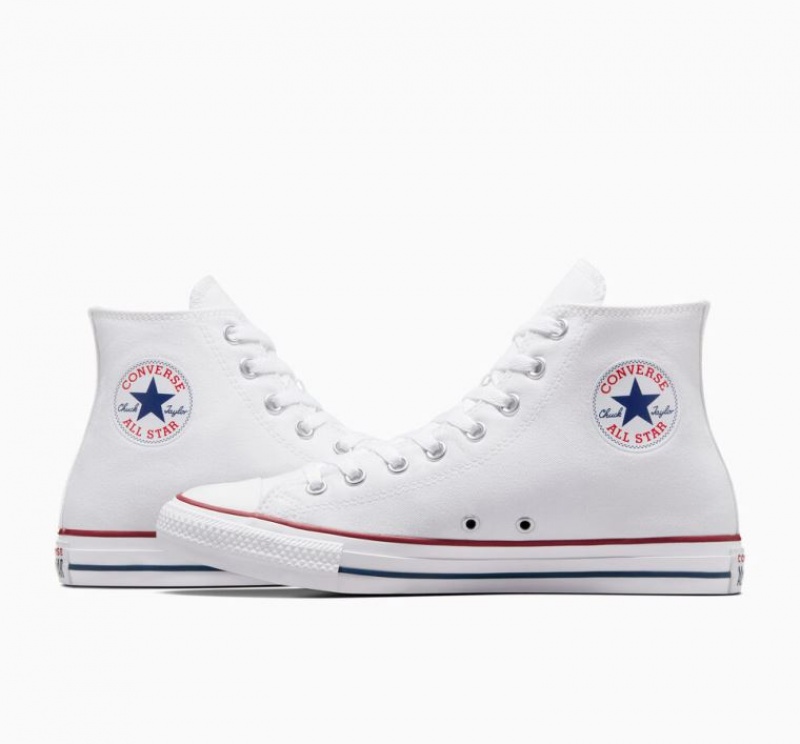 White Converse Chuck Taylor All Star Kids' High Tops | NZ NVJIK1953