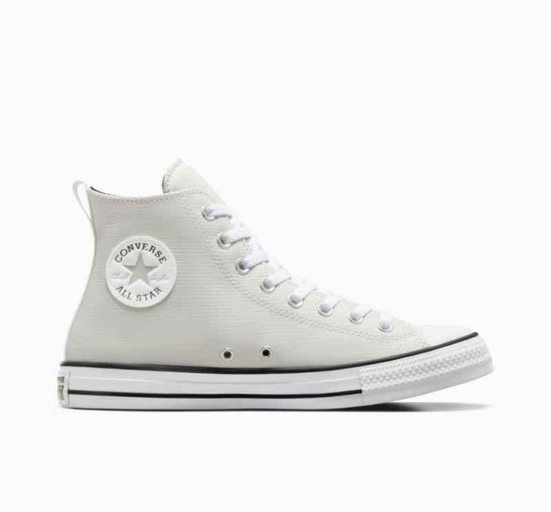 White Converse Chuck Taylor All Star Leather Men\'s High Tops | NZ IYFBC2615