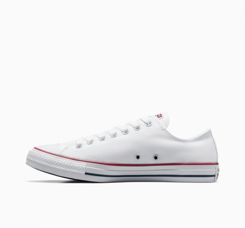 White Converse Chuck Taylor All Star Men's Low Tops | NZ ASFHP1762