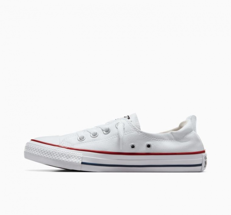 White Converse Chuck Taylor All Star Shoreline Slip Women's Low Tops | NZ KGCHV4763