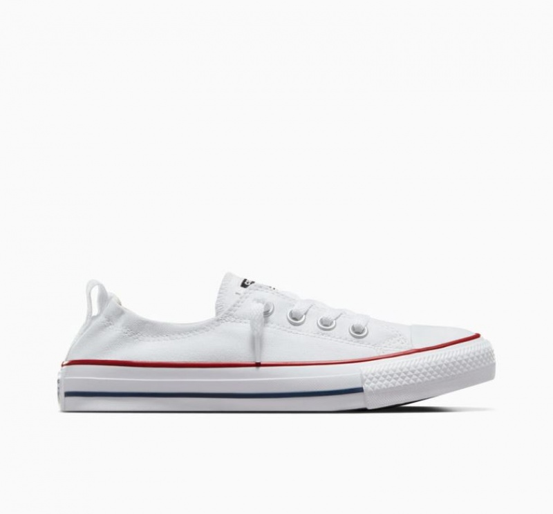 White Converse Chuck Taylor All Star Shoreline Slip Women\'s Low Tops | NZ KGCHV4763