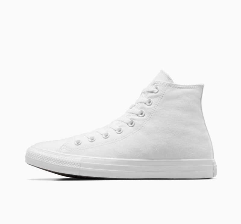 White Converse Chuck Taylor All Star Women's High Tops | NZ BCWPY5923