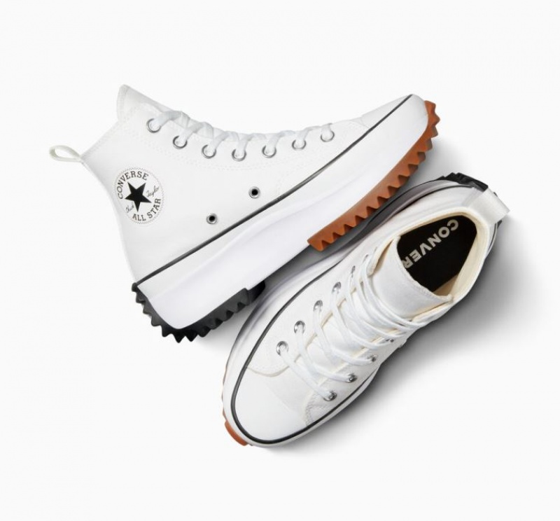 White Converse Run Star Hike Women's Platform Sneakers | NZ JERGI9674