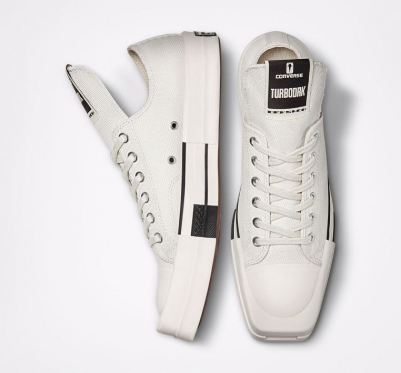 White Converse Turbodrk Chuck 70 Men's Low Tops | NZ PFGHK1982