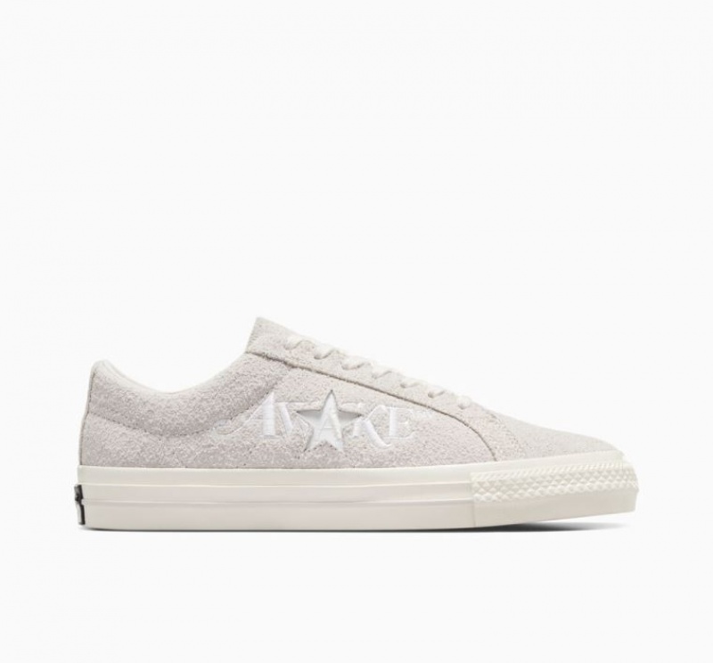 White Converse X Awake NY One Star Pro Men\'s Low Tops | NZ BEYZO9845