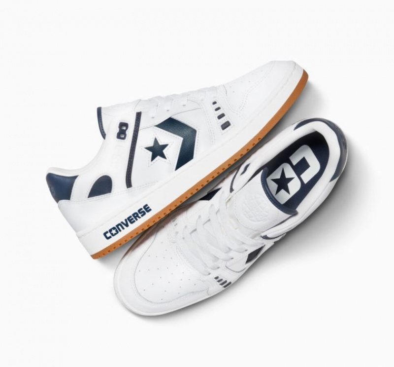 White / Navy Converse Cons AS-1 Pro Women's Skate Shoes | NZ XBZKI9546