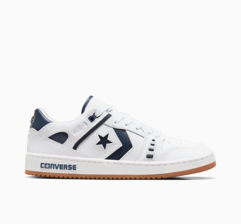 White / Navy Converse Cons AS-1 Pro Women\'s Skate Shoes | NZ XBZKI9546