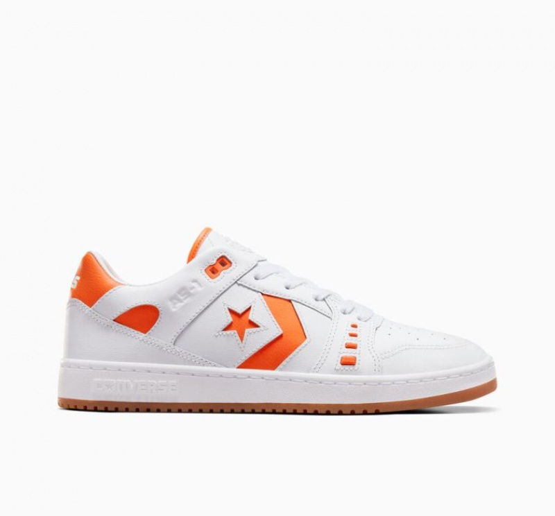 White / Orange Converse Cons AS-1 Pro Women\'s Skate Shoes | NZ TGQAD5320