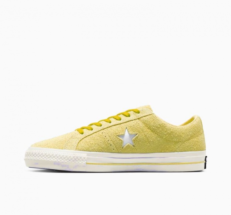 Yellow Converse X Awake NY One Star Pro Women's Low Tops | NZ NBRFS5641